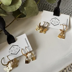 Aros Set Mariposas Candaditos